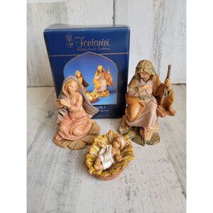 Fotanini Roman Inc Holy Family italy vintage figure Xmas‎